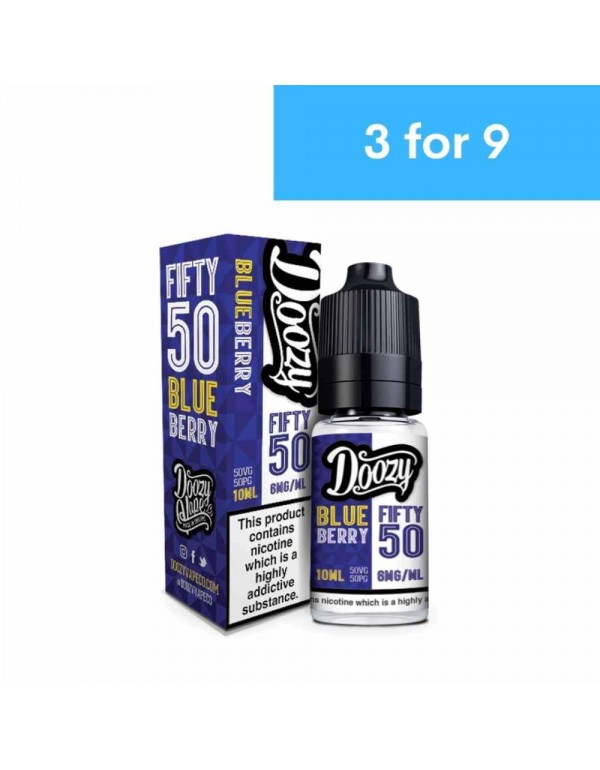 Doozy 5050 Eliquid Blueberry