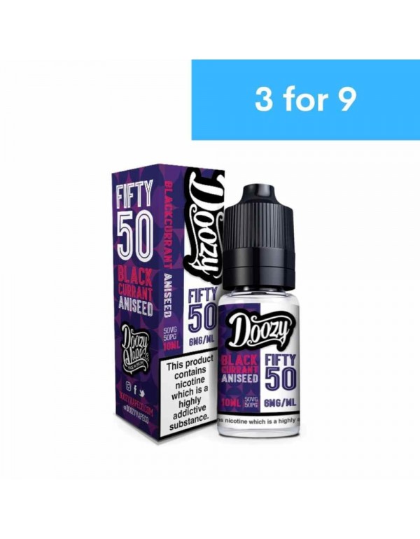 Doozy 5050 Eliquid Blackcurrant Aniseed