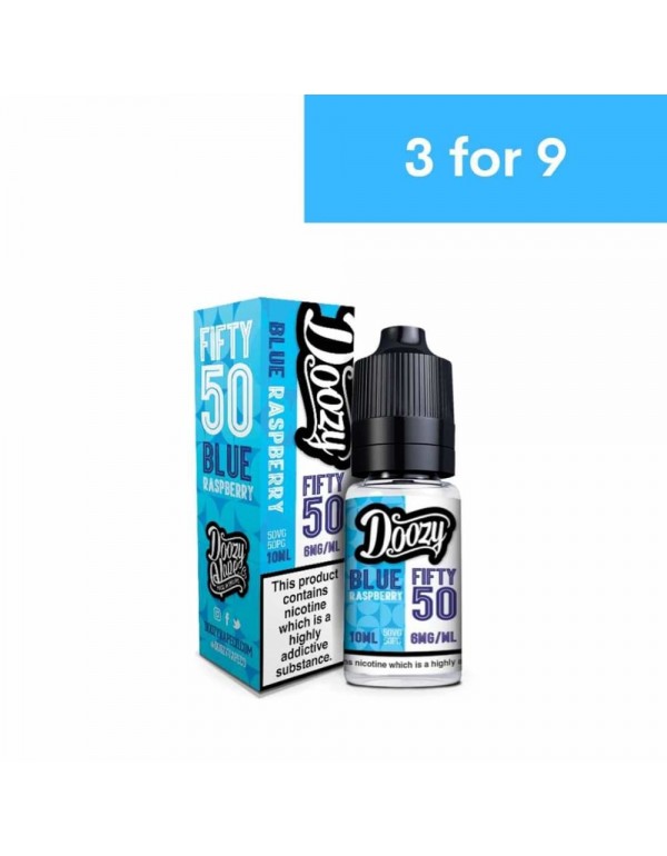 Doozy 5050 Eliquid Blue Raspberry