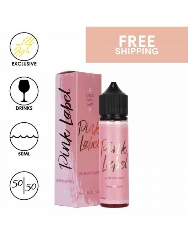 Elderflower Presse - Pink Label E-liquid 50ml