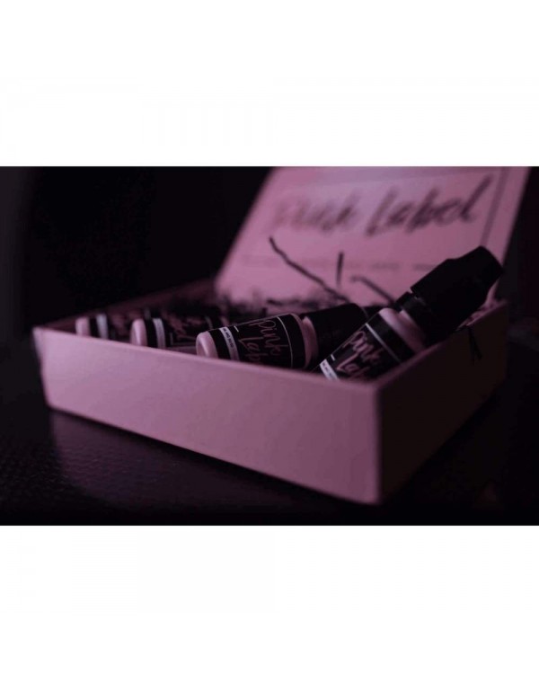 Pink Label Gift Box Of 4 Flavours - 40ml 50/50 Eju...