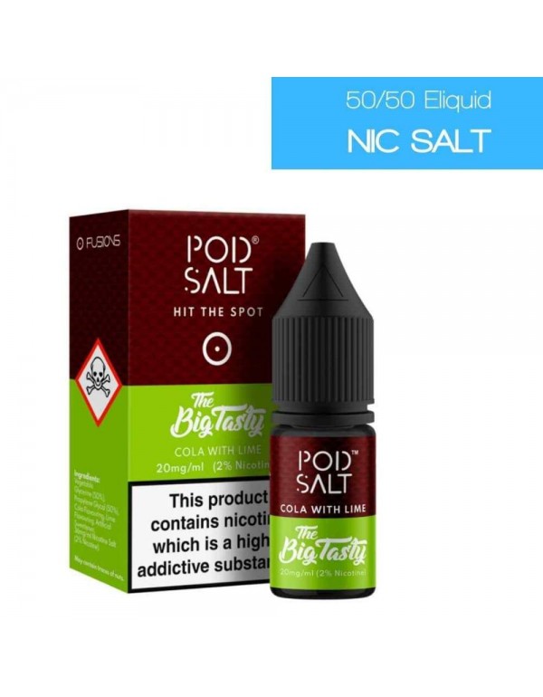 Pod Salt Fusions Big Tasty Cola And Lime