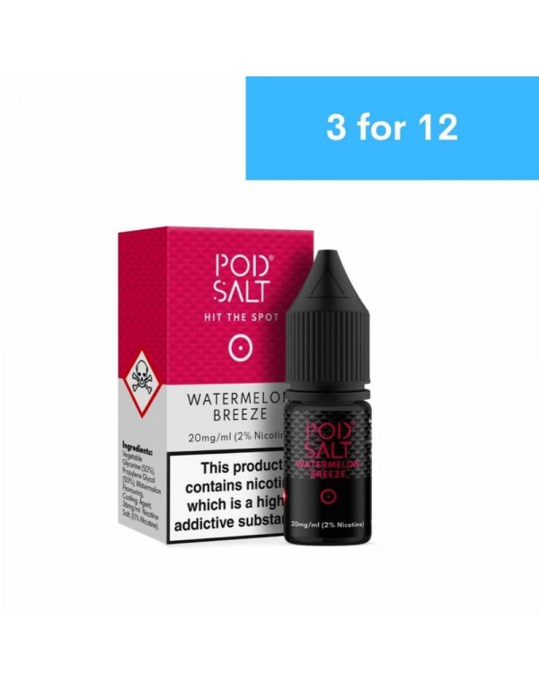 Pod Salt Watermelon Breeze Eliquid