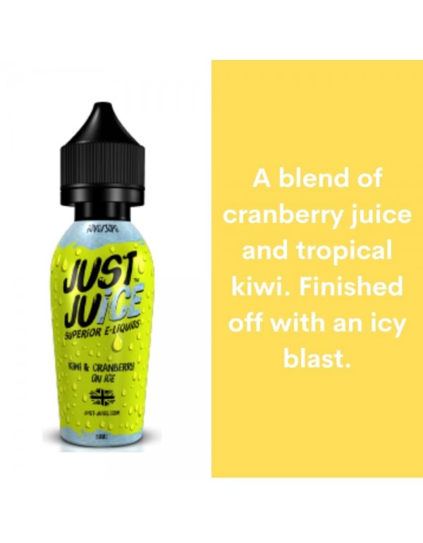 Just Juice - Kiwi & Cranberry On Ice