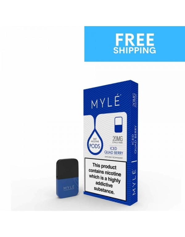 Myle Nic Salt Pods Iced Quad Berry