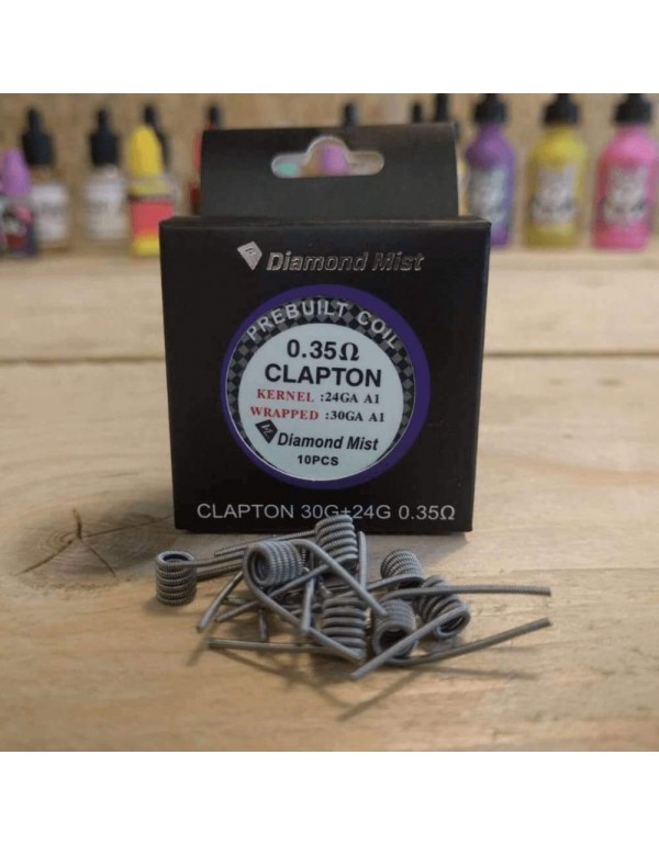 Premade Clapton Coils 0.35 Ohm - Pack Of 10