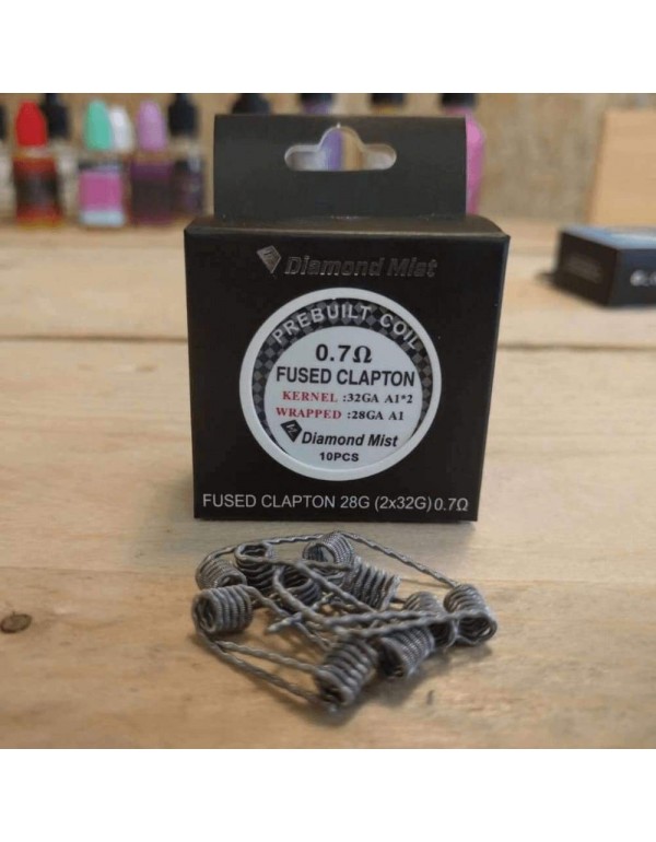 Premade Fused Clapton Coils 0.7 Ohm - Pack Of 10