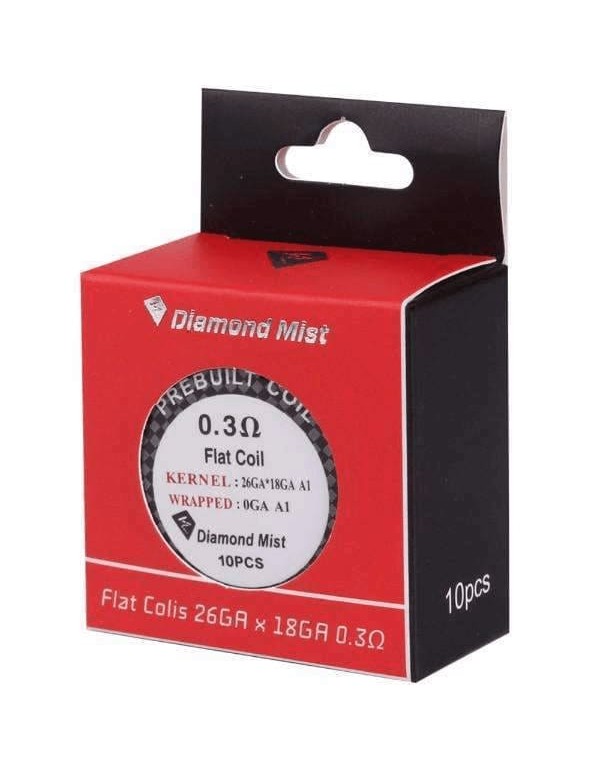 Diamond Mist Flat Coils 0.3Ohm